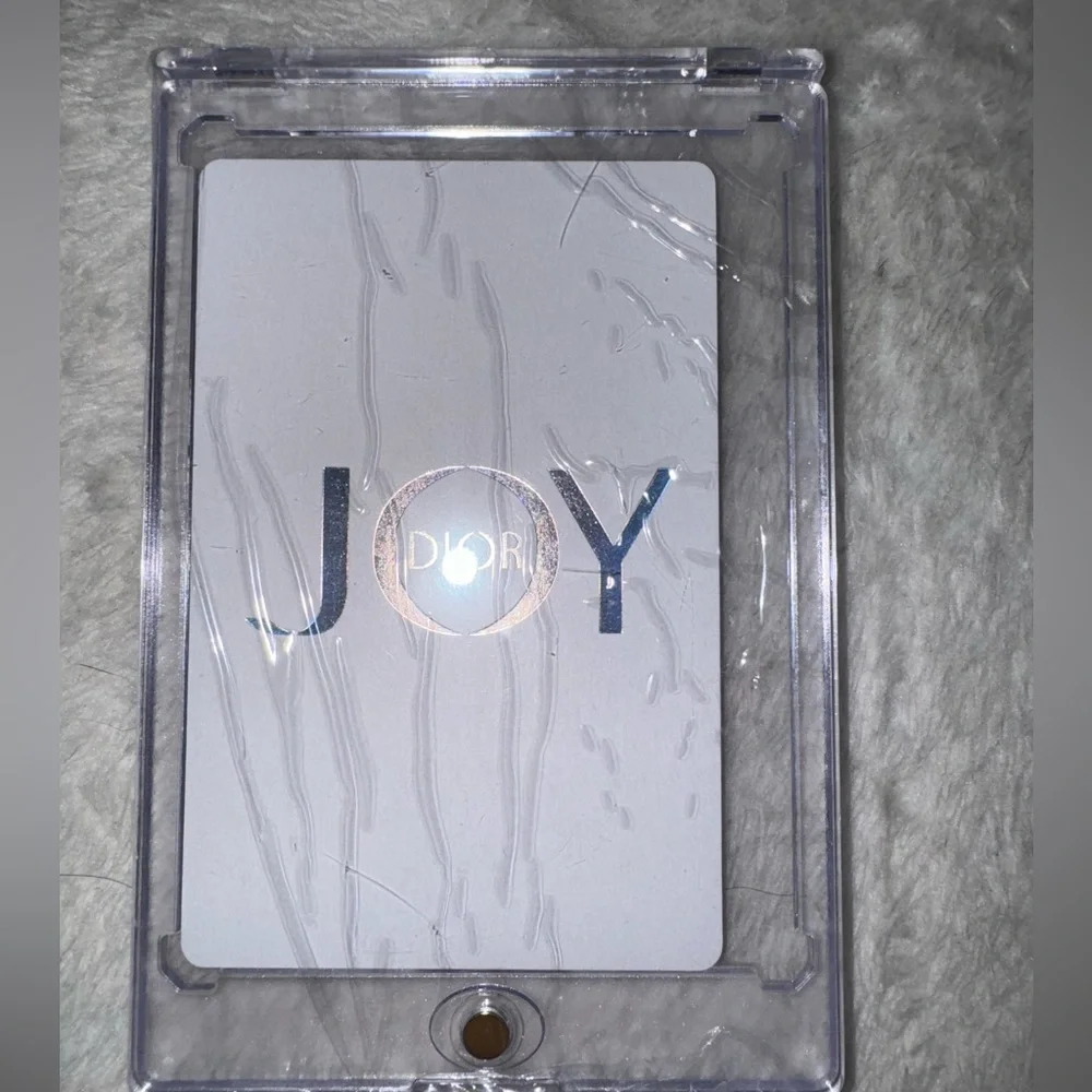 Dior JOY Playing Card in Clear Case 9 of hearts - Picture 2 of 2